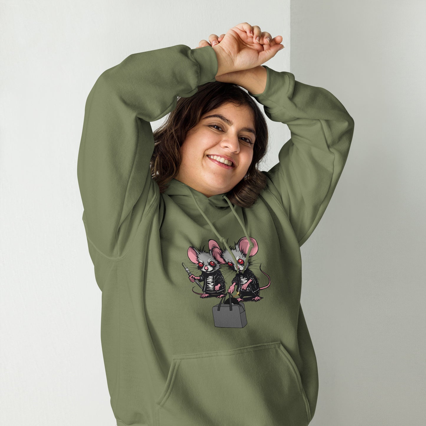 Unisex bass scare Hoodie