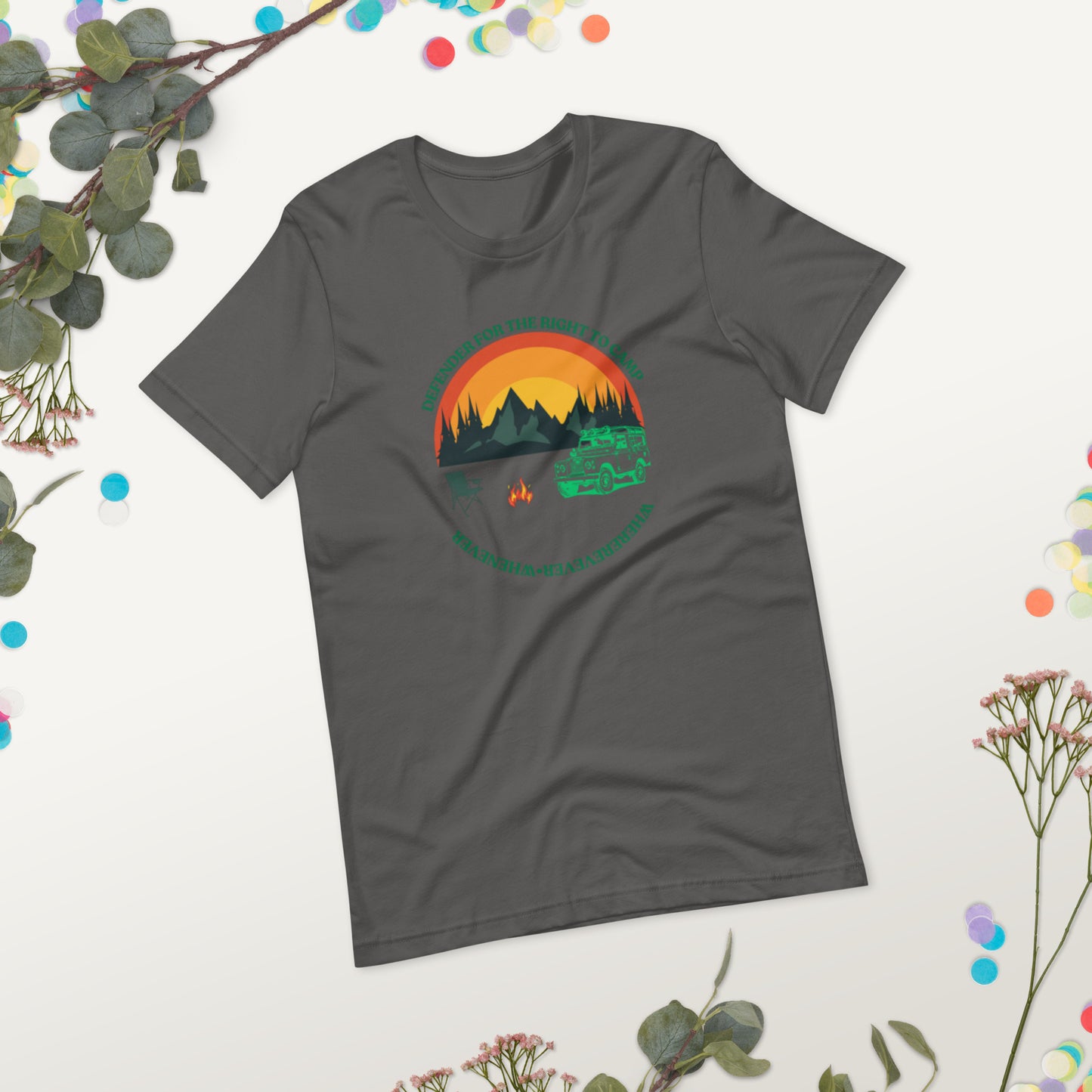 Camping t-shirt