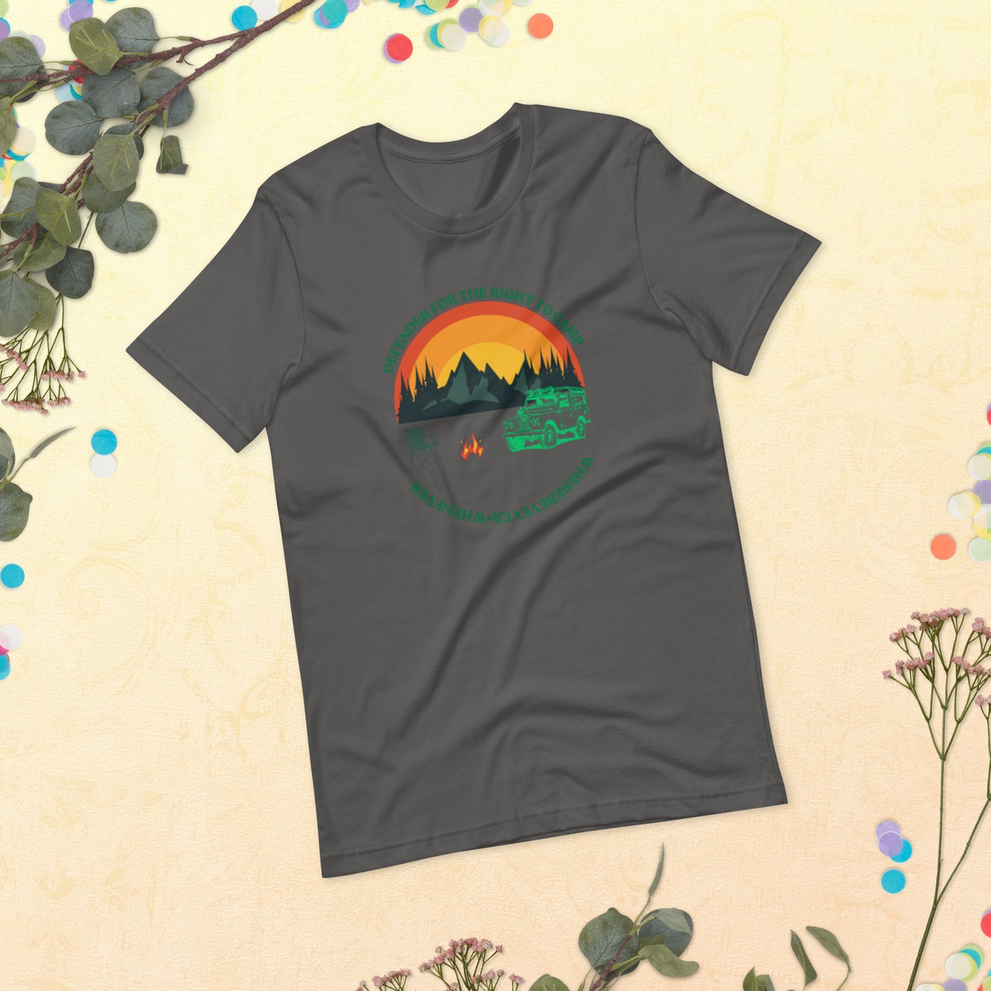 Camping t-shirt