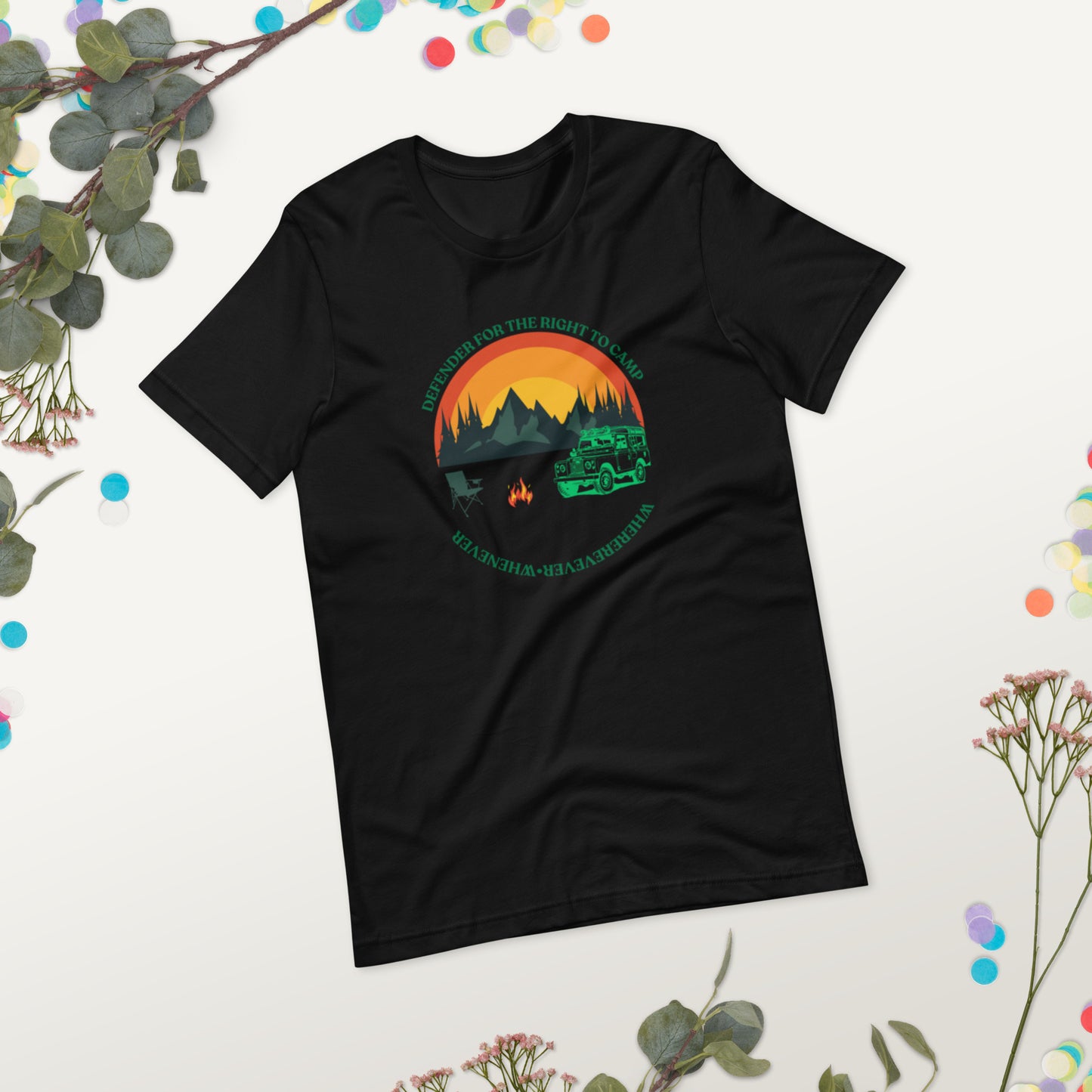 Camping t-shirt