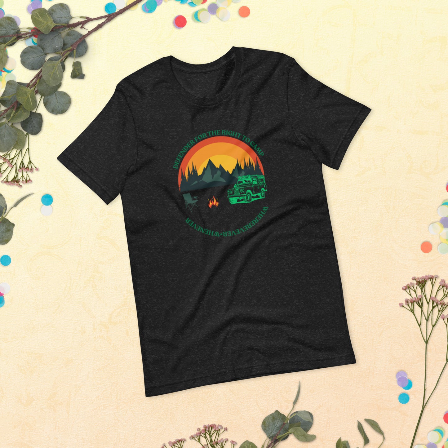 Camping t-shirt