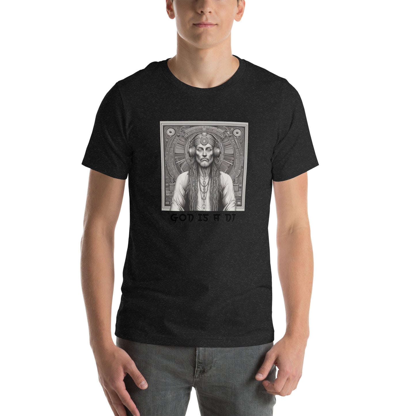 God is a dj t-shirt