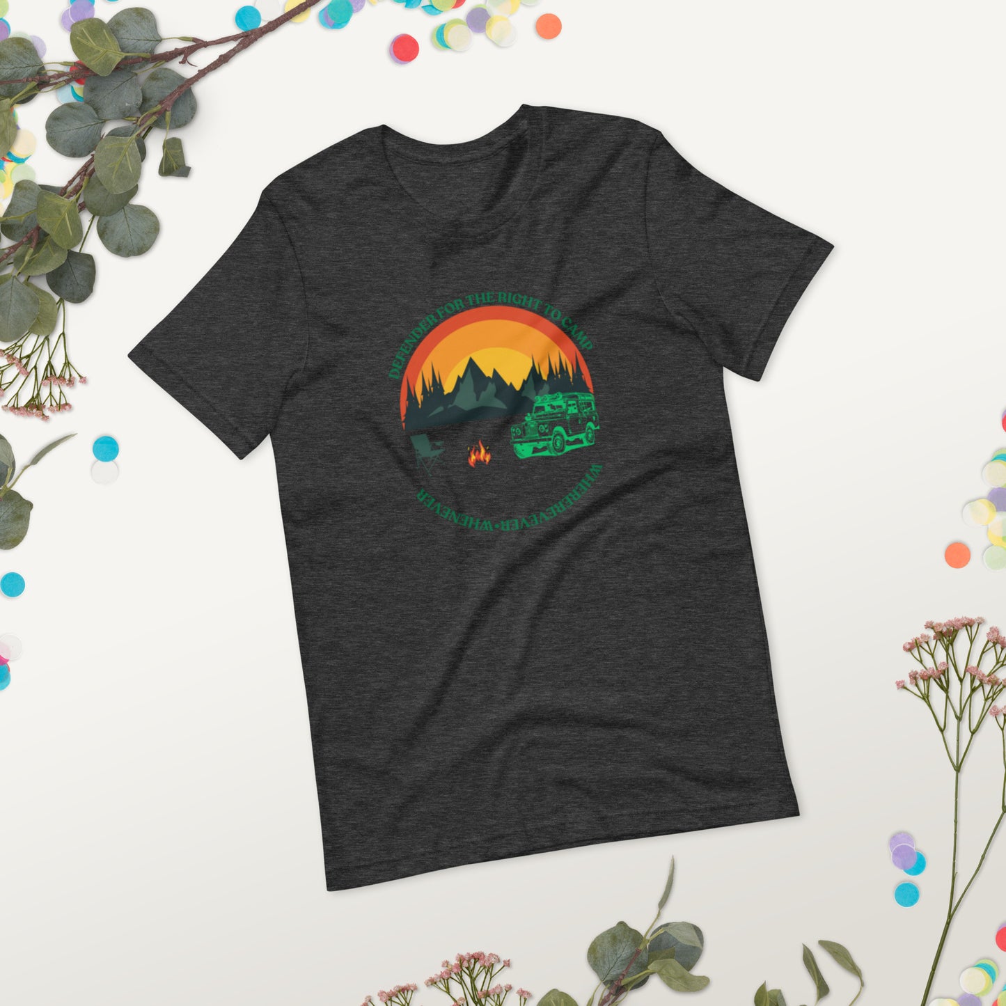 Camping t-shirt
