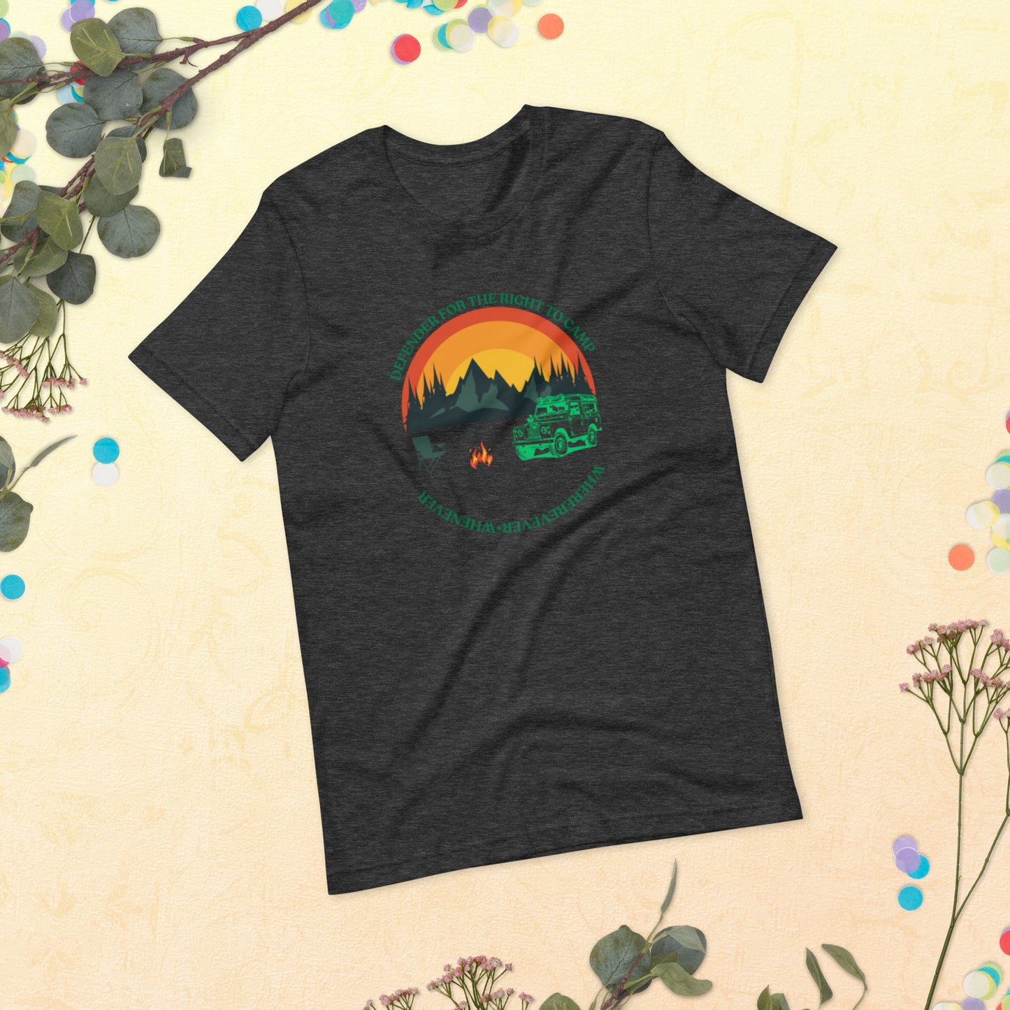 Camping t-shirt
