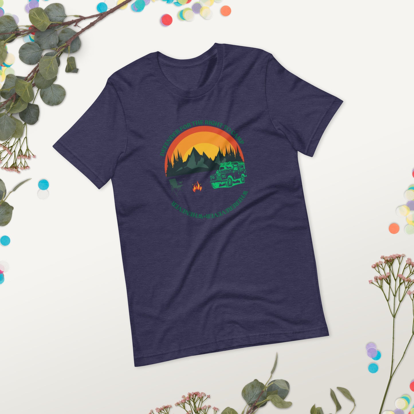 Camping t-shirt