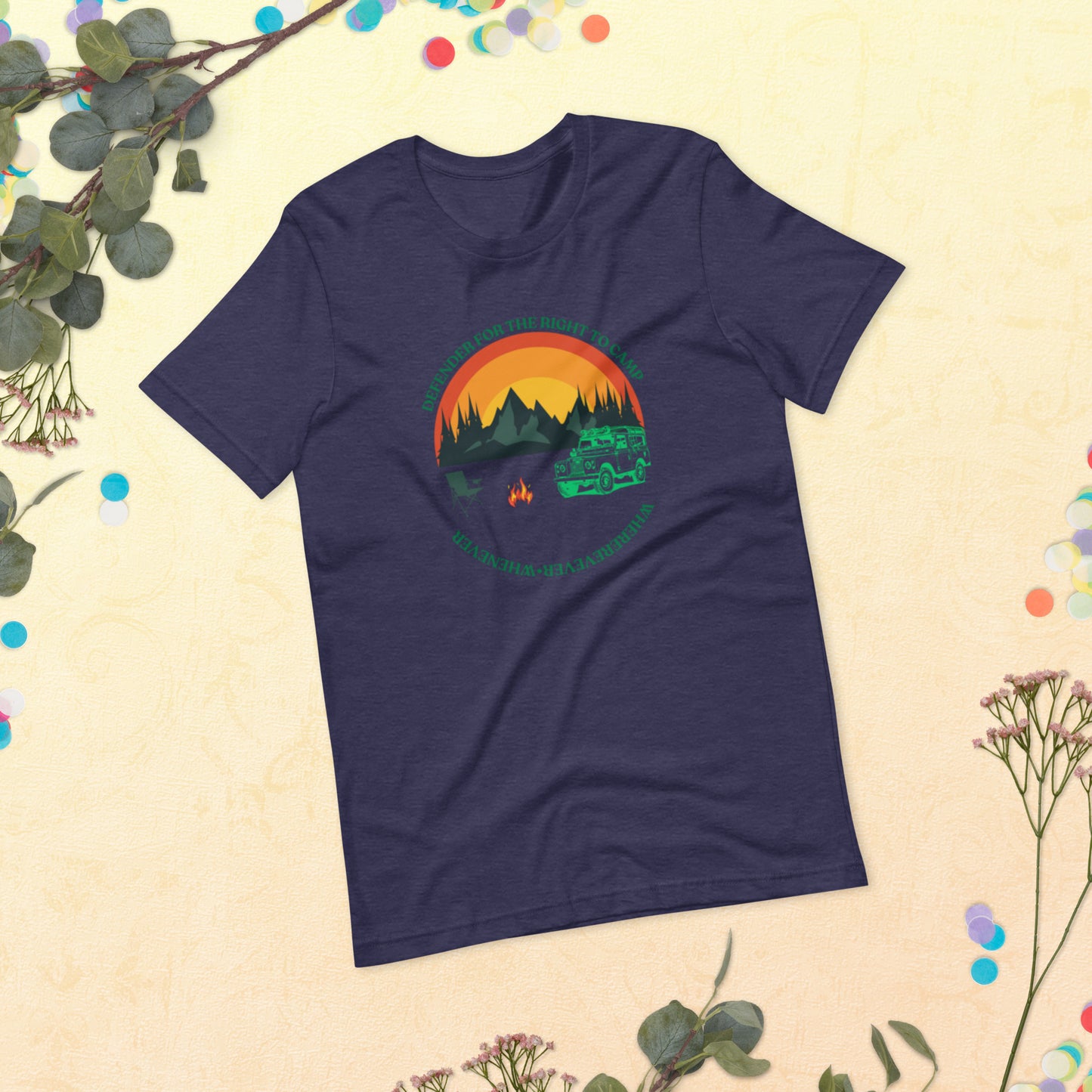 Camping t-shirt