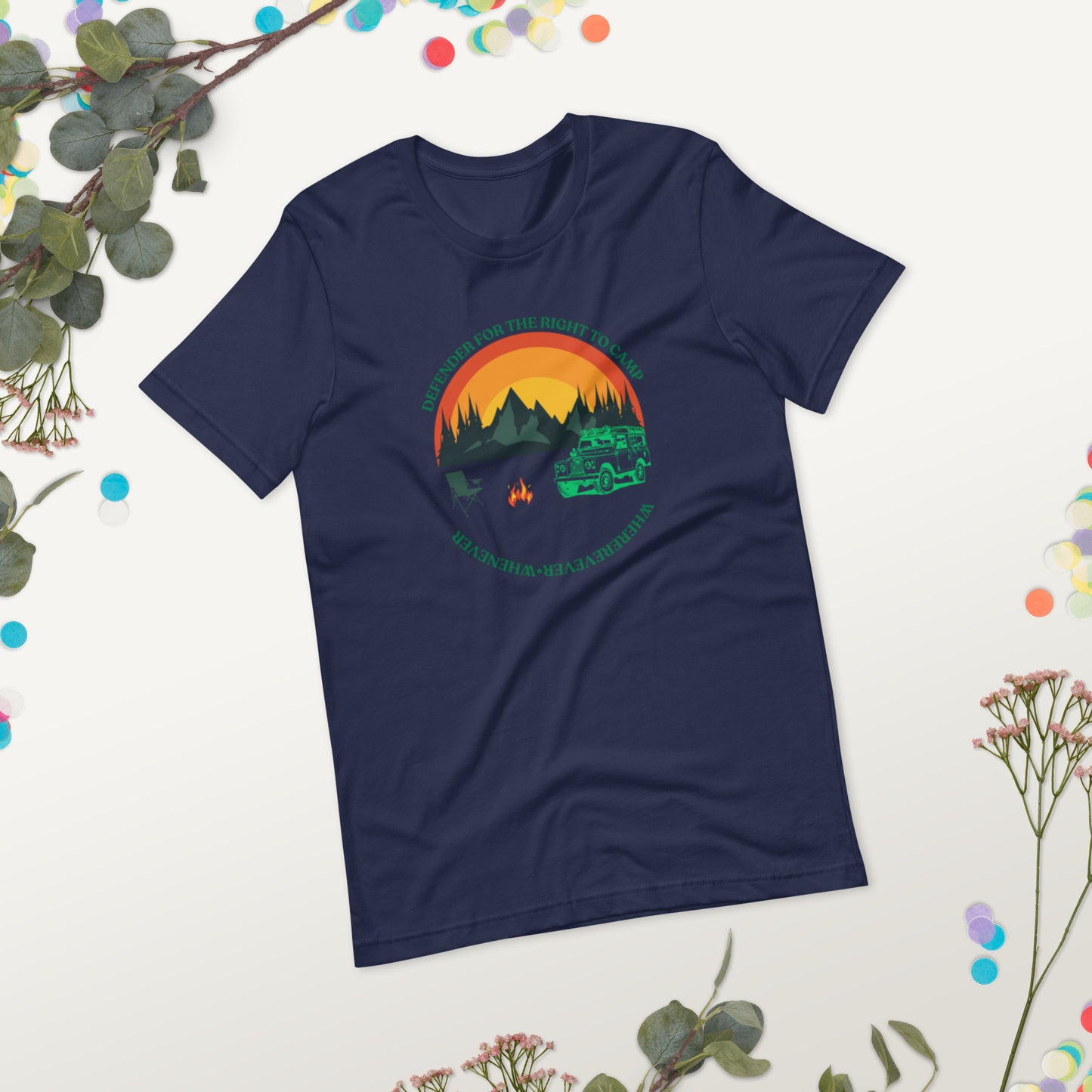 Camping t-shirt