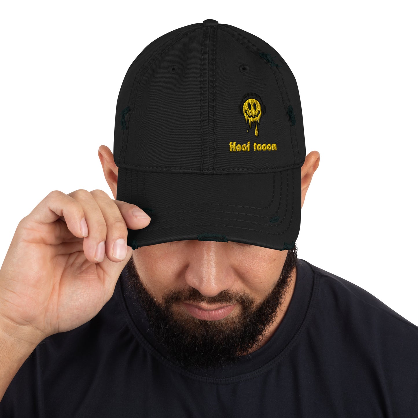 Distressed hooj tooon Dad Hat