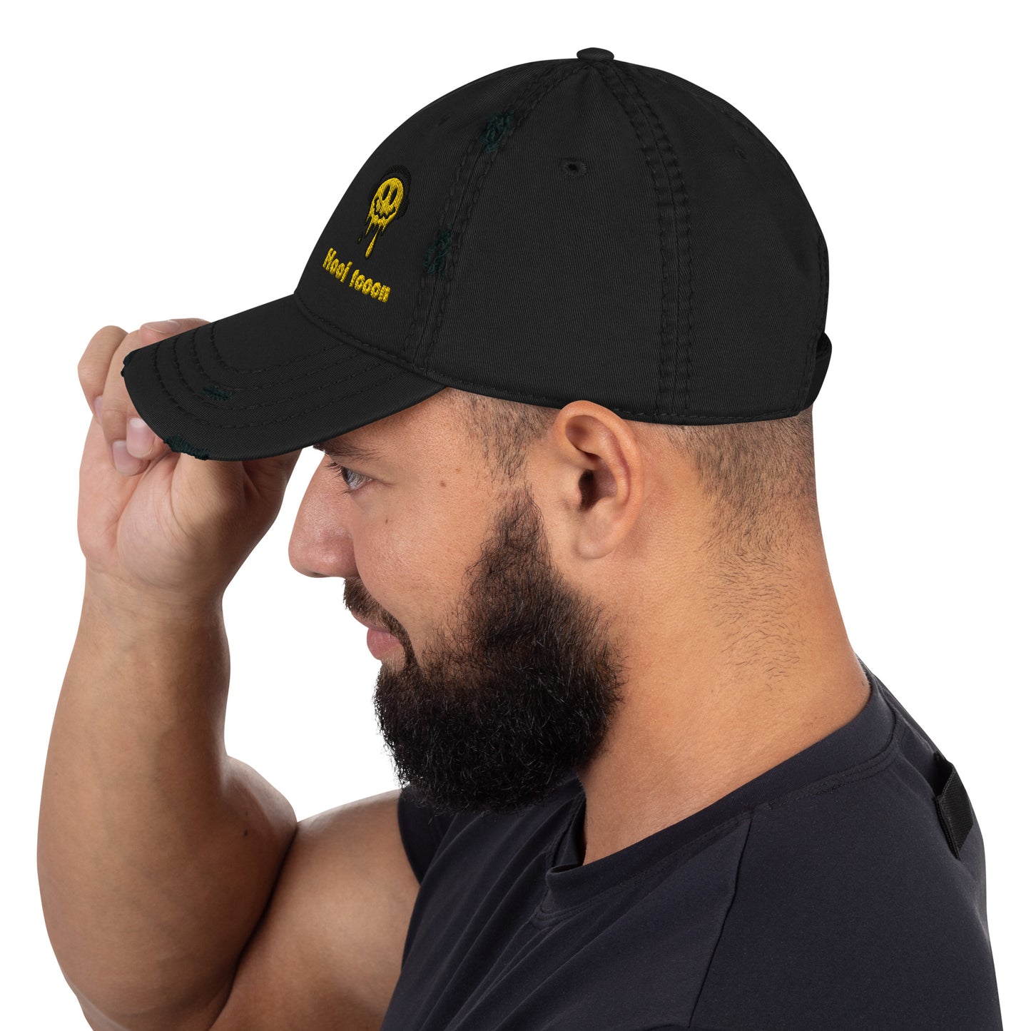 Distressed hooj tooon Dad Hat