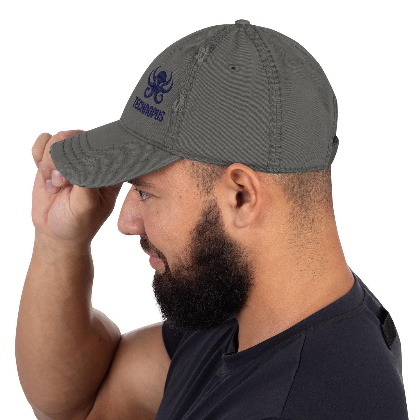 Technopuss Distressed Dad Hat