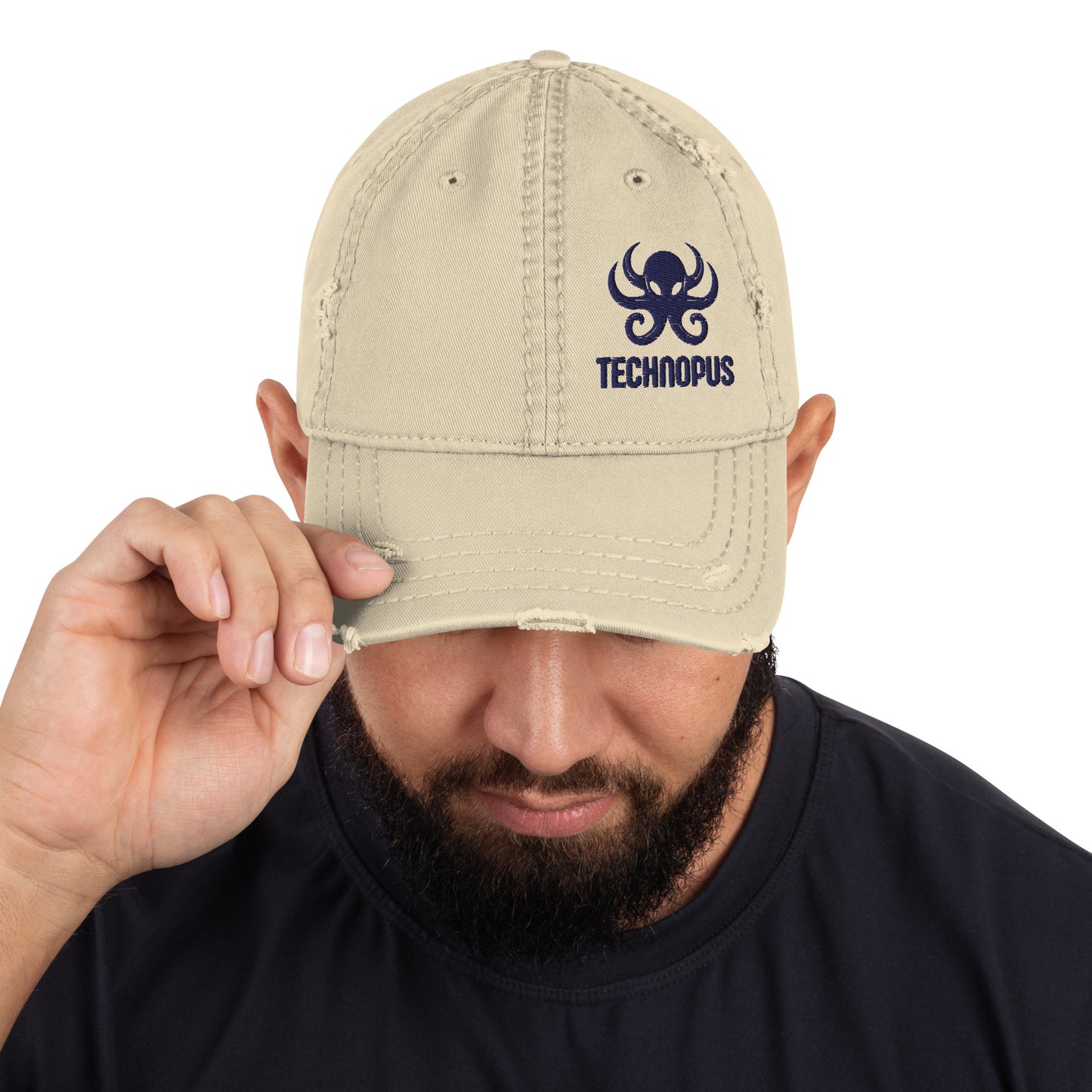 Technopuss Distressed Dad Hat