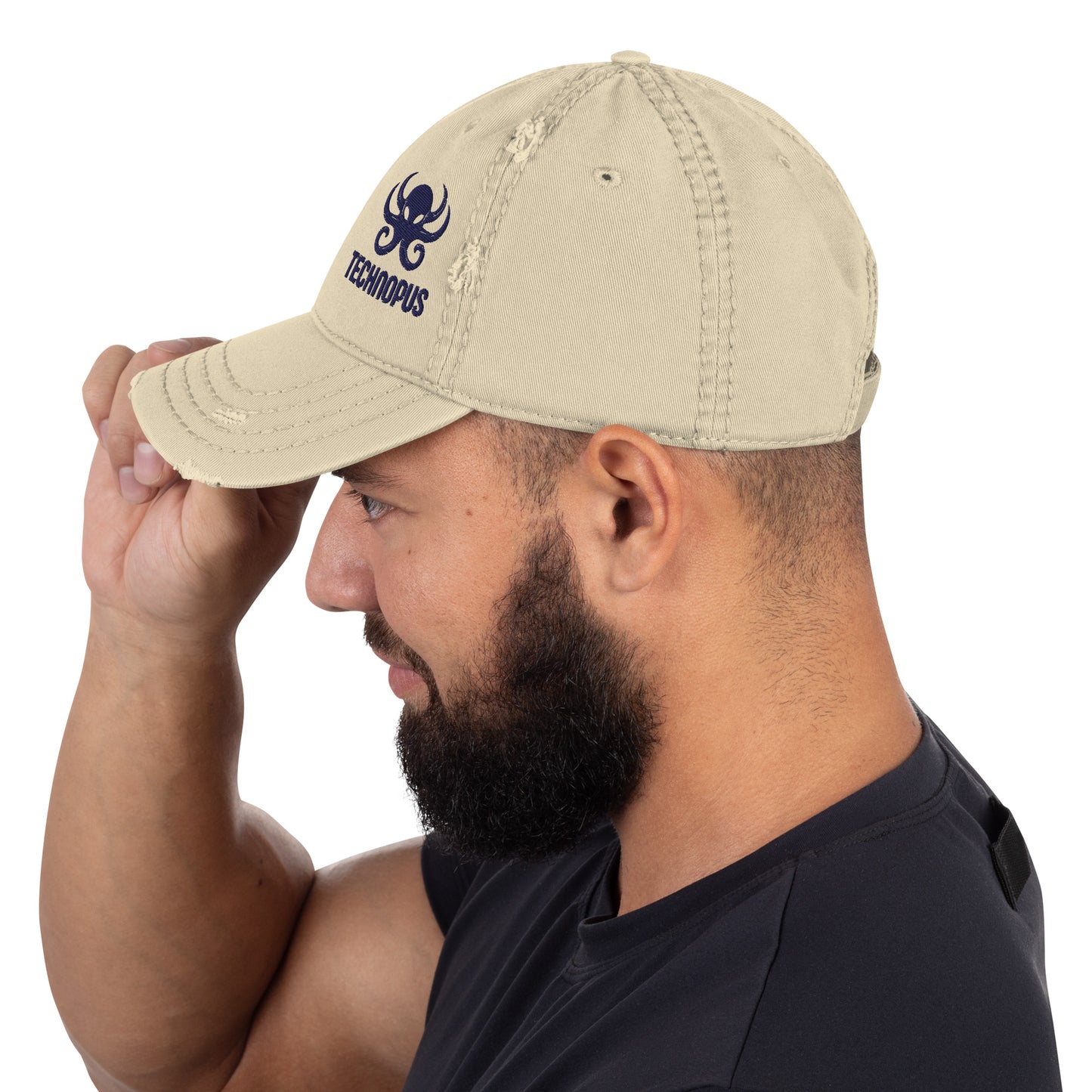 Technopuss Distressed Dad Hat