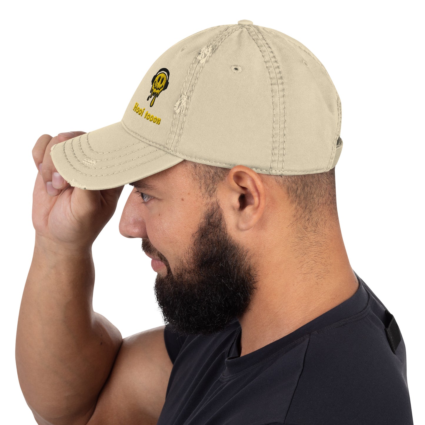 Distressed hooj tooon Dad Hat