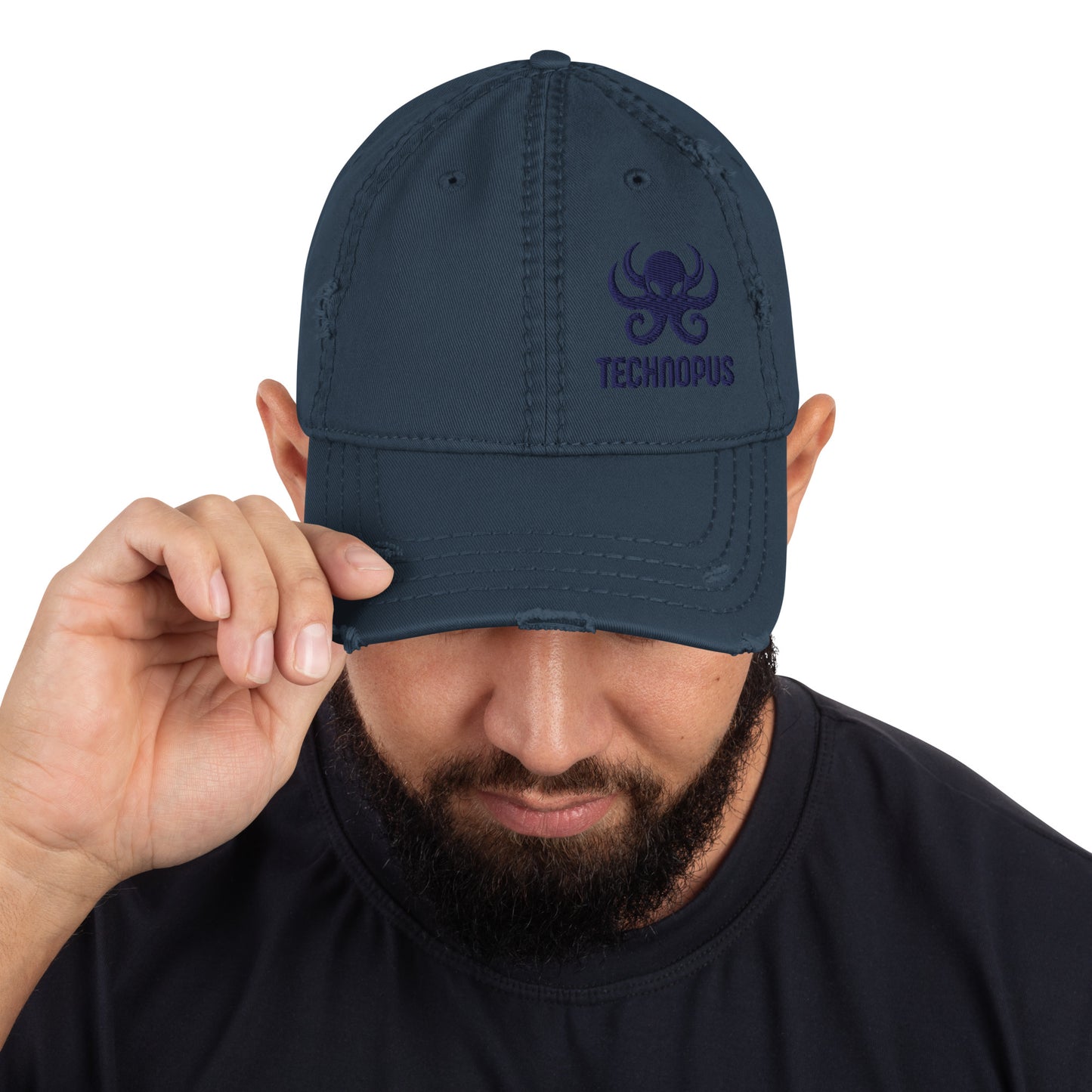 Technopuss Distressed Dad Hat