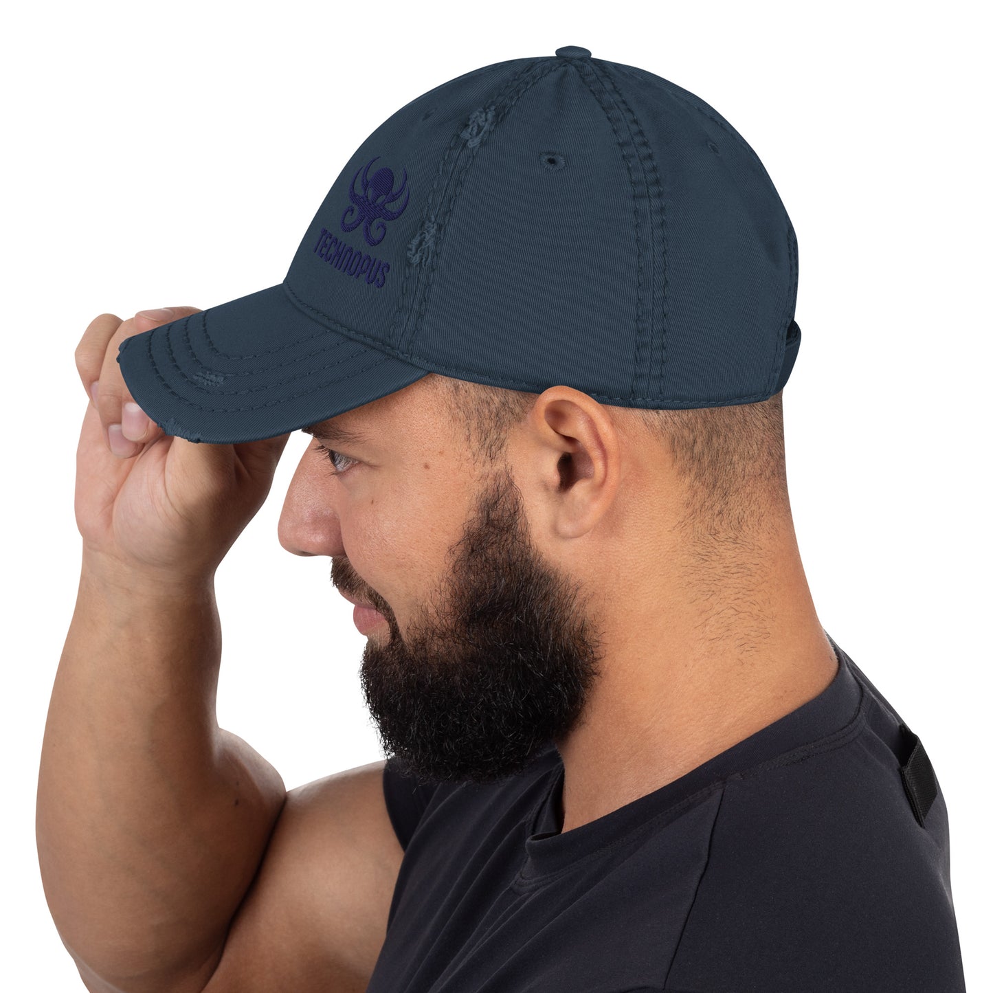 Technopuss Distressed Dad Hat