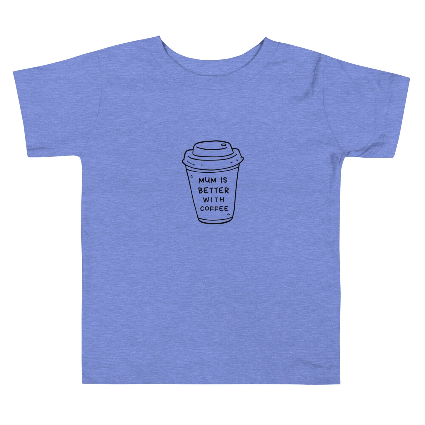 Mums better with coffee. Kids t shirt