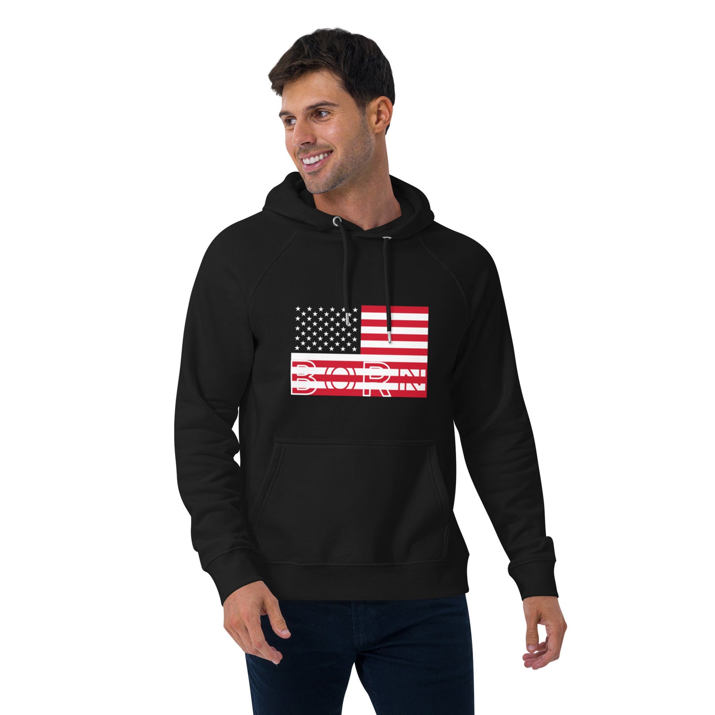 Born in the US unisex hoodie