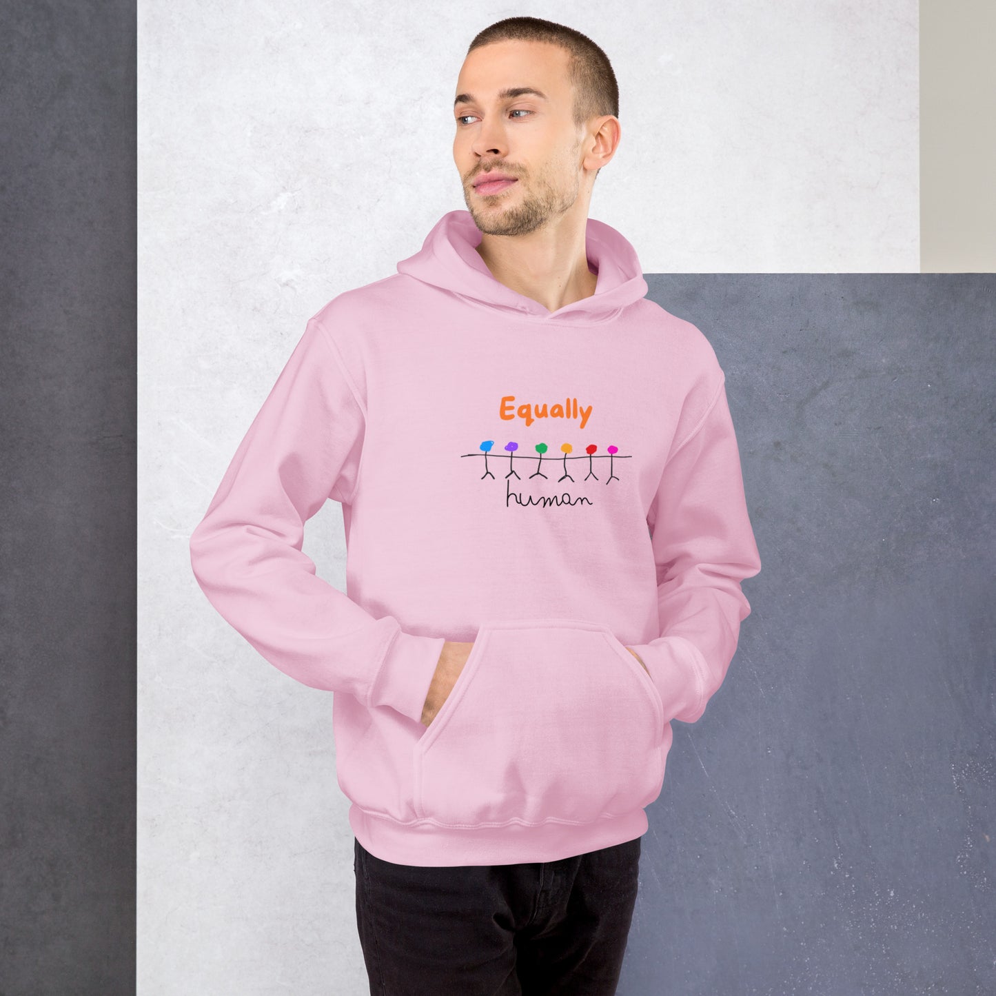 Unisex equally humanHoodie