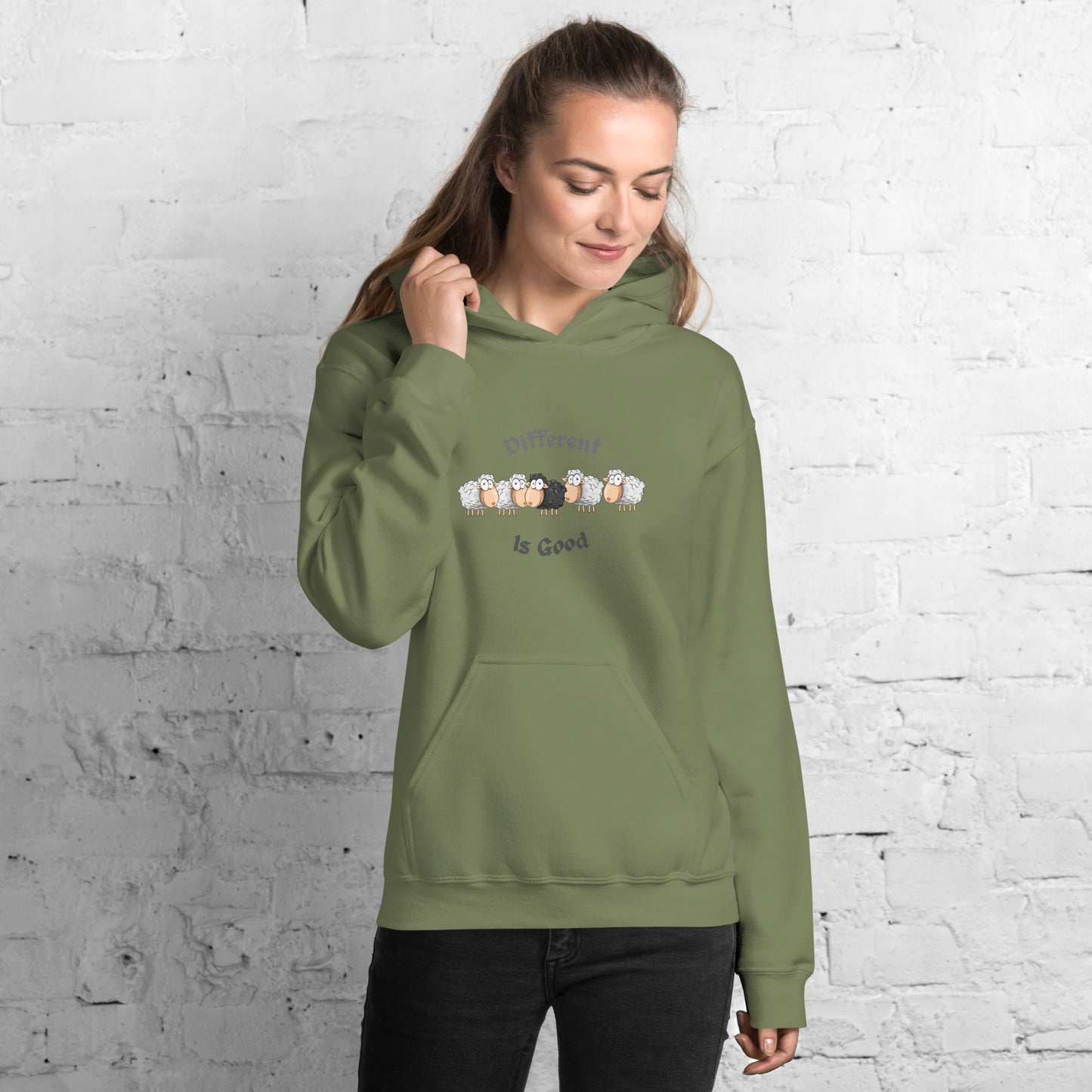 Unisex Different is good Hoodie