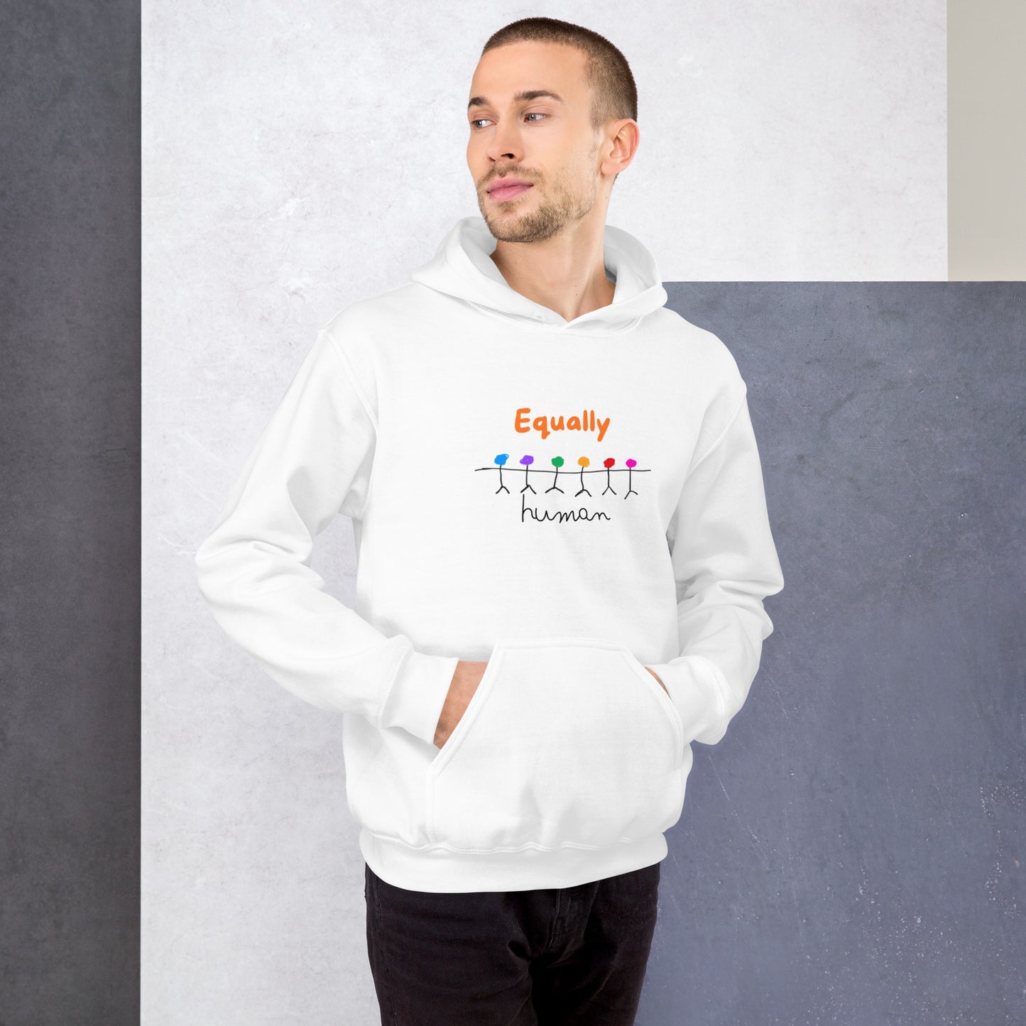 Unisex equally humanHoodie