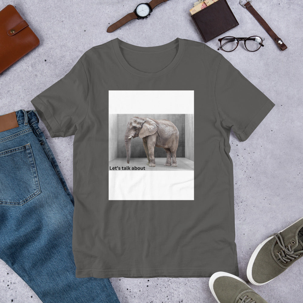 Elephant in the room t-shirt