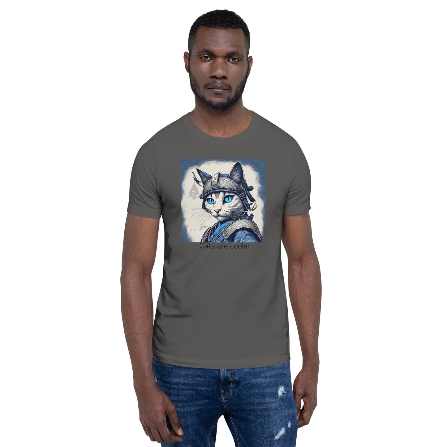 Cats are cooler adults t-shirt