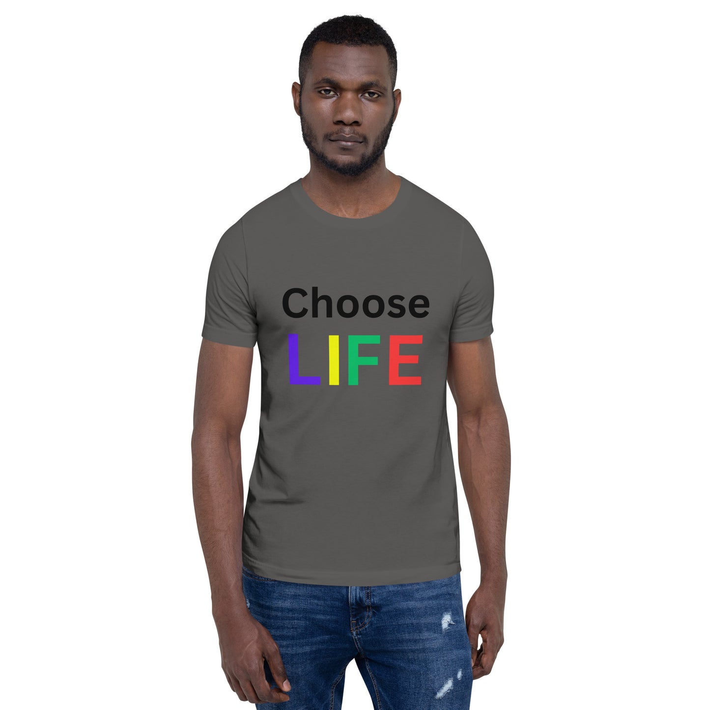 Unisex choose life t-shirt