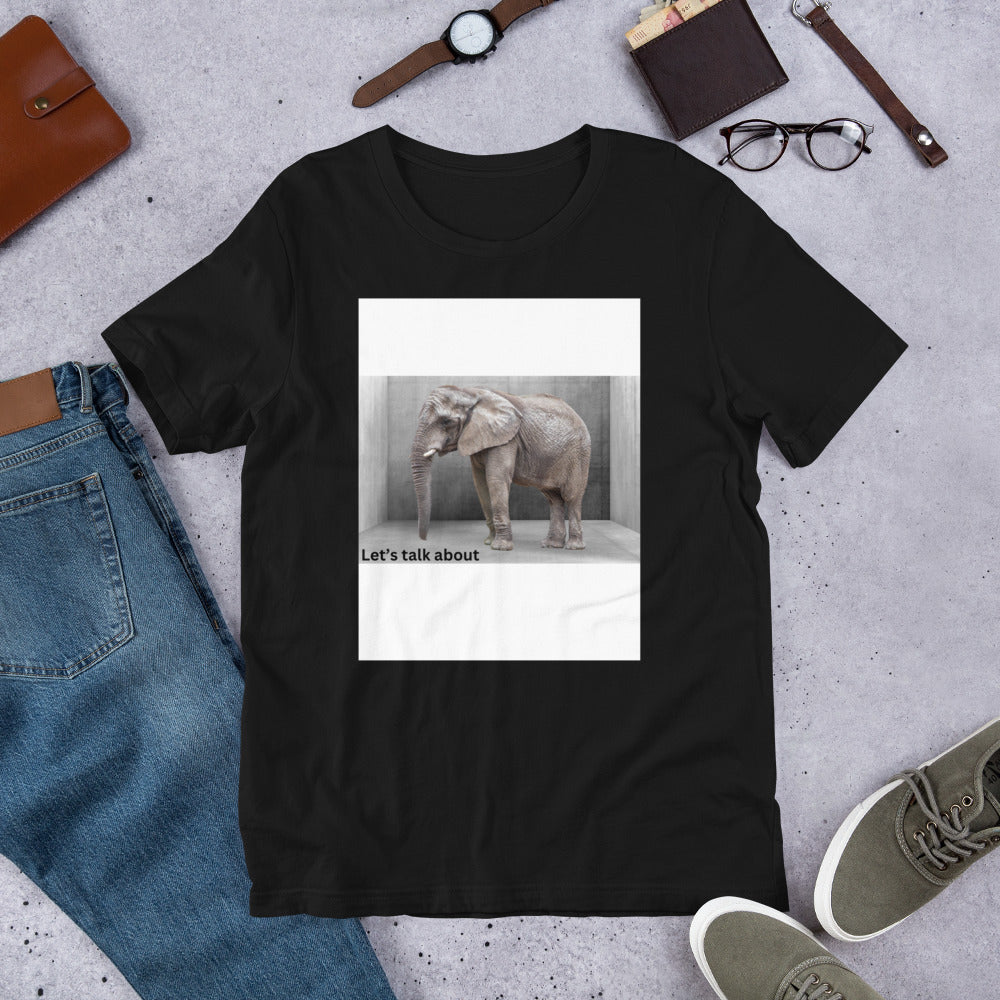 Elephant in the room t-shirt