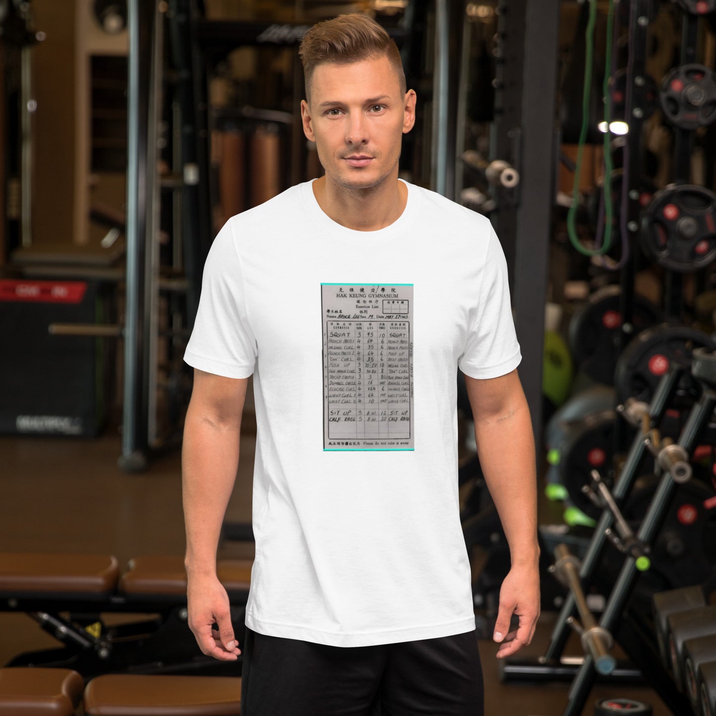 Bruce lee workout t-shirt