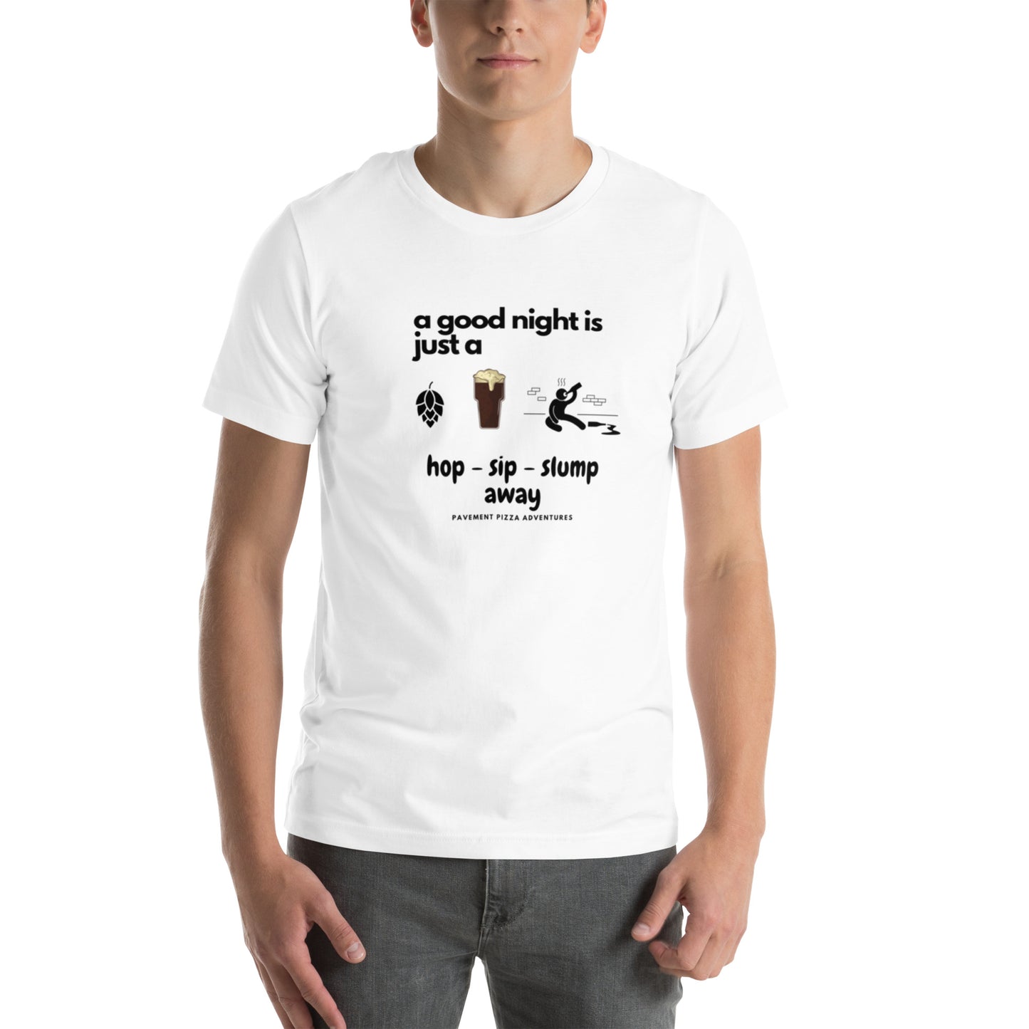 Hop sip slump t-shirt