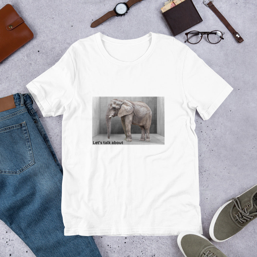 Elephant in the room t-shirt